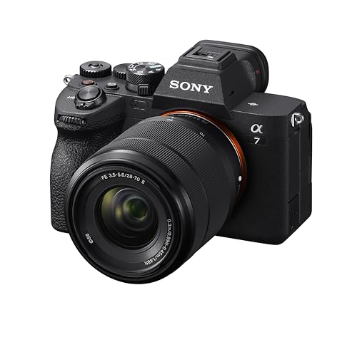 Sony Alpha 7 IV Fotocamera full frame con obiettivo 28-70 mm – 33 MP, autofocus in tempo reale, 10 fps, video 4K 60p, touchscreen, funzioni professionali per foto e filmati — foto prodotto Amazon