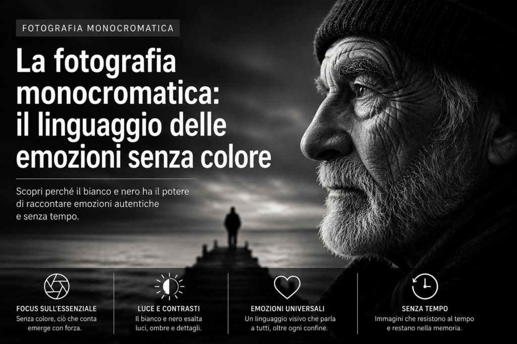 La fotografia monocromatica: il linguaggio delle emozioni senza colore