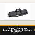 GC3101: Borsa per Treppiede Gitzo, cilindrica e resistente in rip-stop, compatibile con Serie 2/3 Mountaineer