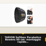 TARION Softbox Parabolico Bowens 60 cm: montaggio rapido, diffusione controllata e compatibilità universale