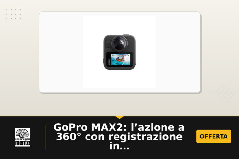 GoPro MAX2: l’azione a 360° con registrazione in 8K e lenti sostituibili