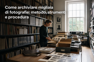Come archiviare migliaia di fotografie: metodo, strumenti e procedura