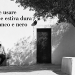 Come usare la luce estiva dura in bianco e nero