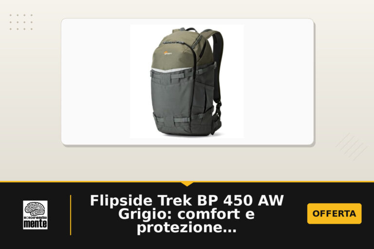 Flipside Trek BP 450 AW Grigio: comfort e protezione per la tua attrezzatura fotografica