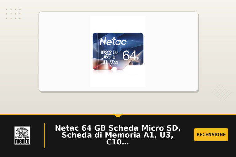 Netac 64 GB Scheda Micro SD, Scheda di Memoria A1, U3, C10, V30, 4K, 667X, UHS-I Velocità fino a 100/30 MB/sec(R/W) Micro SD Card per Telefono, Videocamera, Switch, Tablet