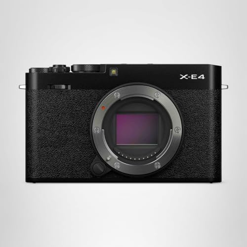 FUJIFILM X-E4, fotocamera digitale mirrorless, solo corpo, colore: Nero — foto prodotto Amazon