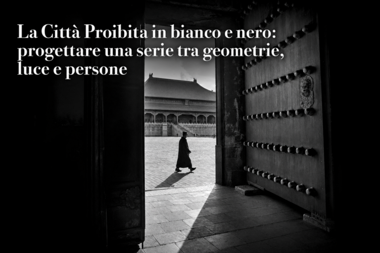 La Città Proibita in bianco e nero: progettare una serie tra geometrie, luce e persone