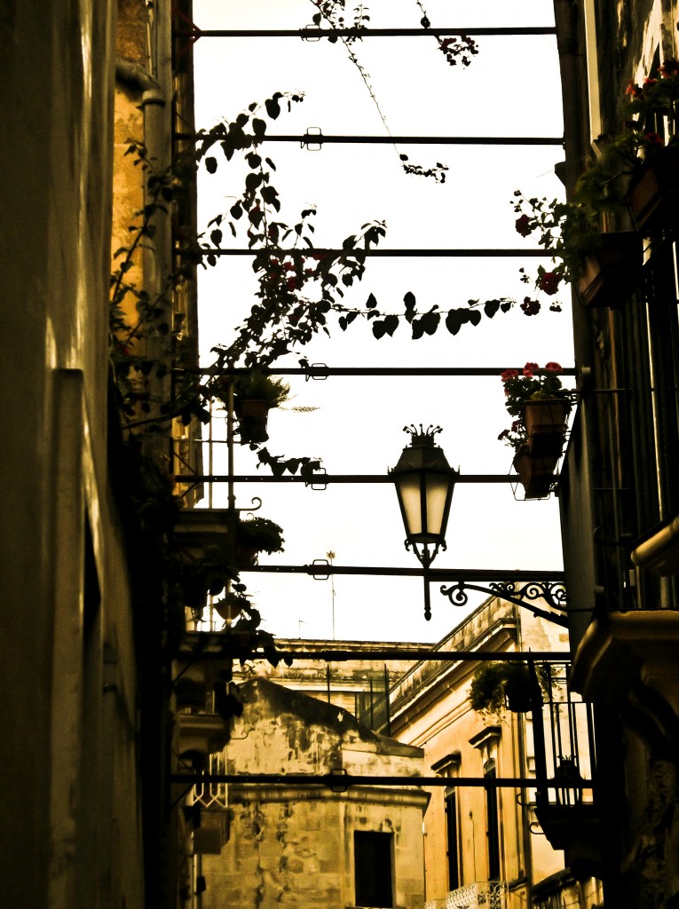 Vicoli di Lecce: luce, ombra e garbo tra grata e flora urbana